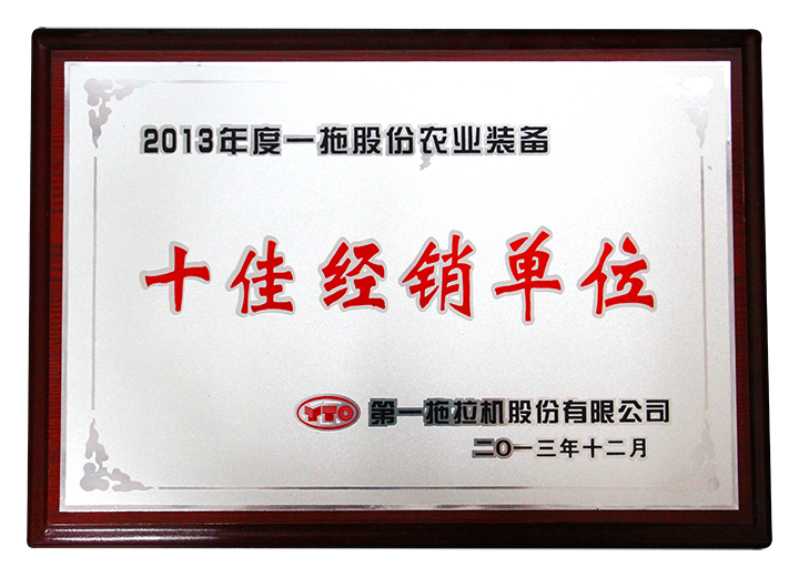 2013十佳經銷單位