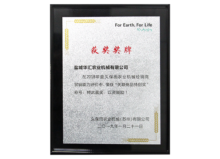 2018年關聯商品特別獎