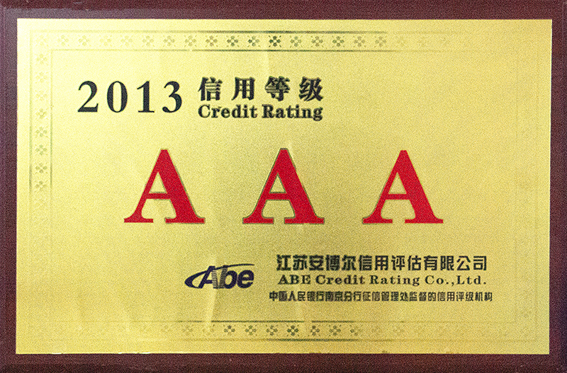 信用等級AAA
